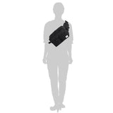 Porter Yoshida Japan Switch Waist Bag in black with adjustable strap and multiple compartments, stylish and practical bag for everyday use.
