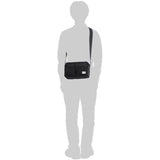 Porter Yoshida Japan Switch Shoulder Bag in black with adjustable strap, durable fabric, and sleek design.