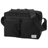 Porter Yoshida Japan Switch large shoulder bag with adjustable strap and durable fabric, black color, front logo detail.