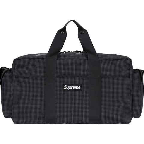 Supreme Reflective Duffle Bag Black 44L
