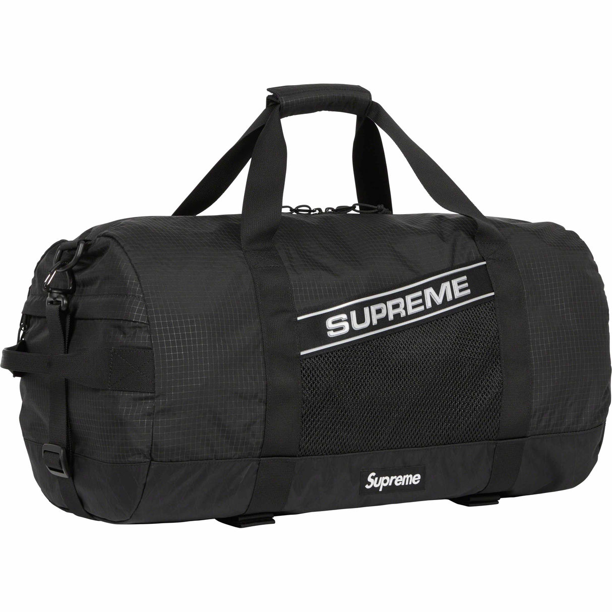 Supreme Reflective Logo Duffle Bag Black supreme supreme - originalfook singapore