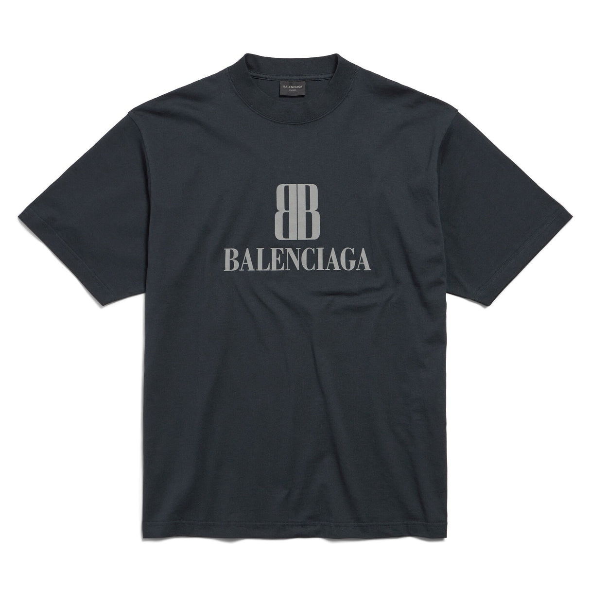 Balenciaga Nano BB Medium Fit Tee Black - ORIGINALFOOK