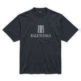 Balenciaga Nano BB Medium Fit Tee Black - ORIGINALFOOK