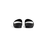 Balenciaga Political Campaign Logo Slides Black BURBERRY BURBERRY - originalfook singapore