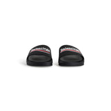Balenciaga Political Campaign Logo Slides Black BURBERRY BURBERRY - originalfook singapore