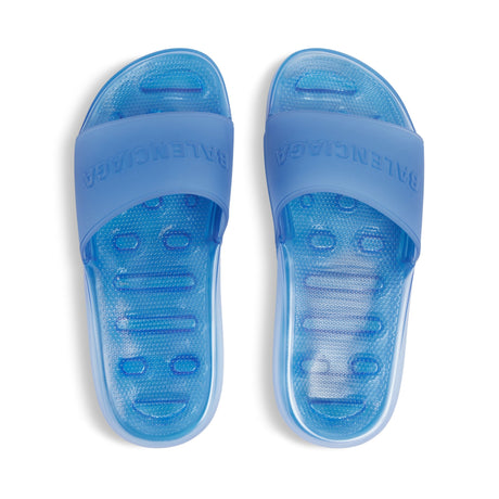 Balenciaga Transparent Slides Blue BURBERRY BURBERRY - originalfook singapore