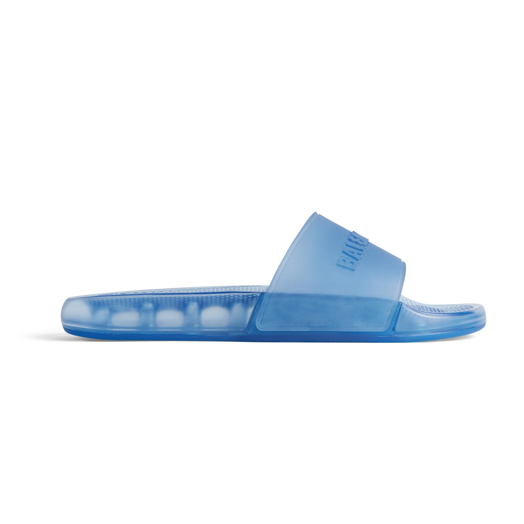 25SS new/BALENCIAGA ロゴラバースライドサンダル Sandal Blue BALENCIAGA×crocs スライドサンダル ブラック サイズ 37｜【公式