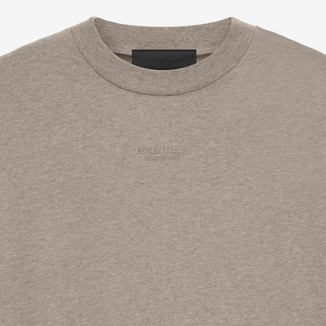 Fear of God Essentials Applique Logo Drop Shoulder Tee Core Heather (Oversized) FEAR OF GOD FEAR OF GOD - originalfook singapore