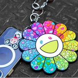 Takashi Murakami Kaikai Kiki Flower Rubber Keyring (13.5cm) TAKASHI MURAKAMI TAKASHI MURAKAMI - originalfook singapore