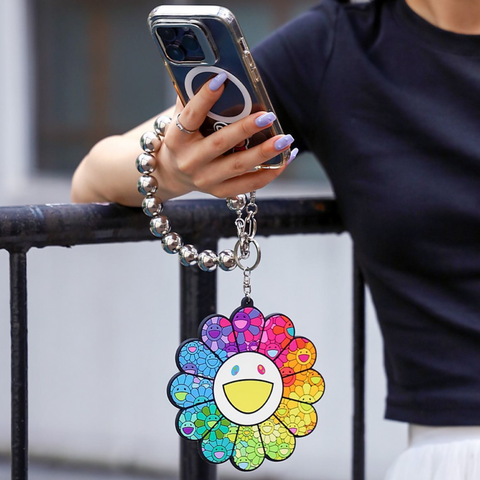 Takashi Murakami Kaikai Kiki Flower Rubber Keyring (13.5cm)