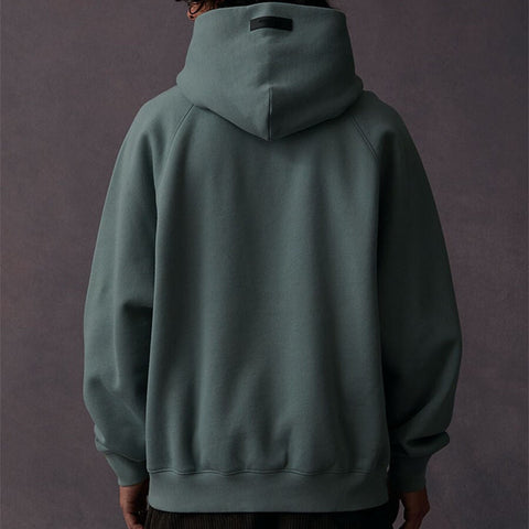 FEAR OF GOD Essentials Chest Logo Hoodie Sycamore