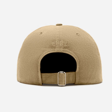 (40% OFF) FR2 JAPAN Smoking Kills Embroidery Logo Cap Beige ORIGINALFOOK ORIGINALFOOK - originalfook singapore