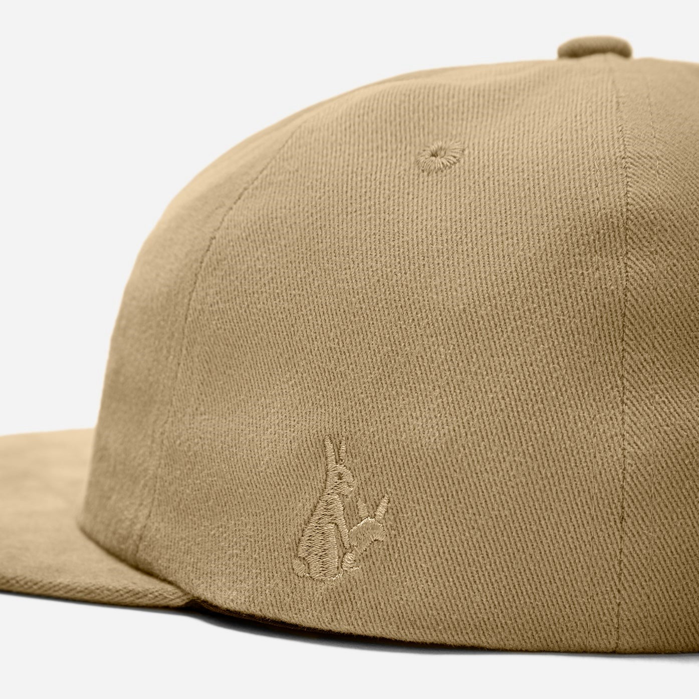 FR2 Fxxking Rabbits Smoking Kills Embroidery Logo Cap Beige