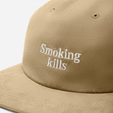 (40% OFF) FR2 JAPAN Smoking Kills Embroidery Logo Cap Beige ORIGINALFOOK ORIGINALFOOK - originalfook singapore
