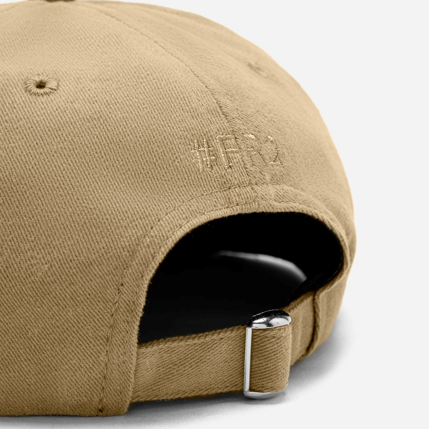 FR2 Fxxking Rabbits Smoking Kills Embroidery Logo Cap Beige