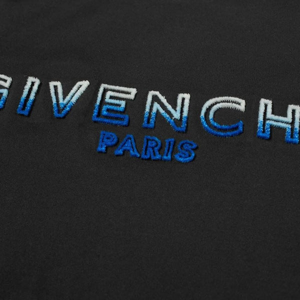 GIVENCHY Tufting Logo Tee Black GIVENCHY GIVENCHY - originalfook singapore