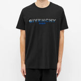 GIVENCHY Tufting Logo Tee Black GIVENCHY GIVENCHY - originalfook singapore