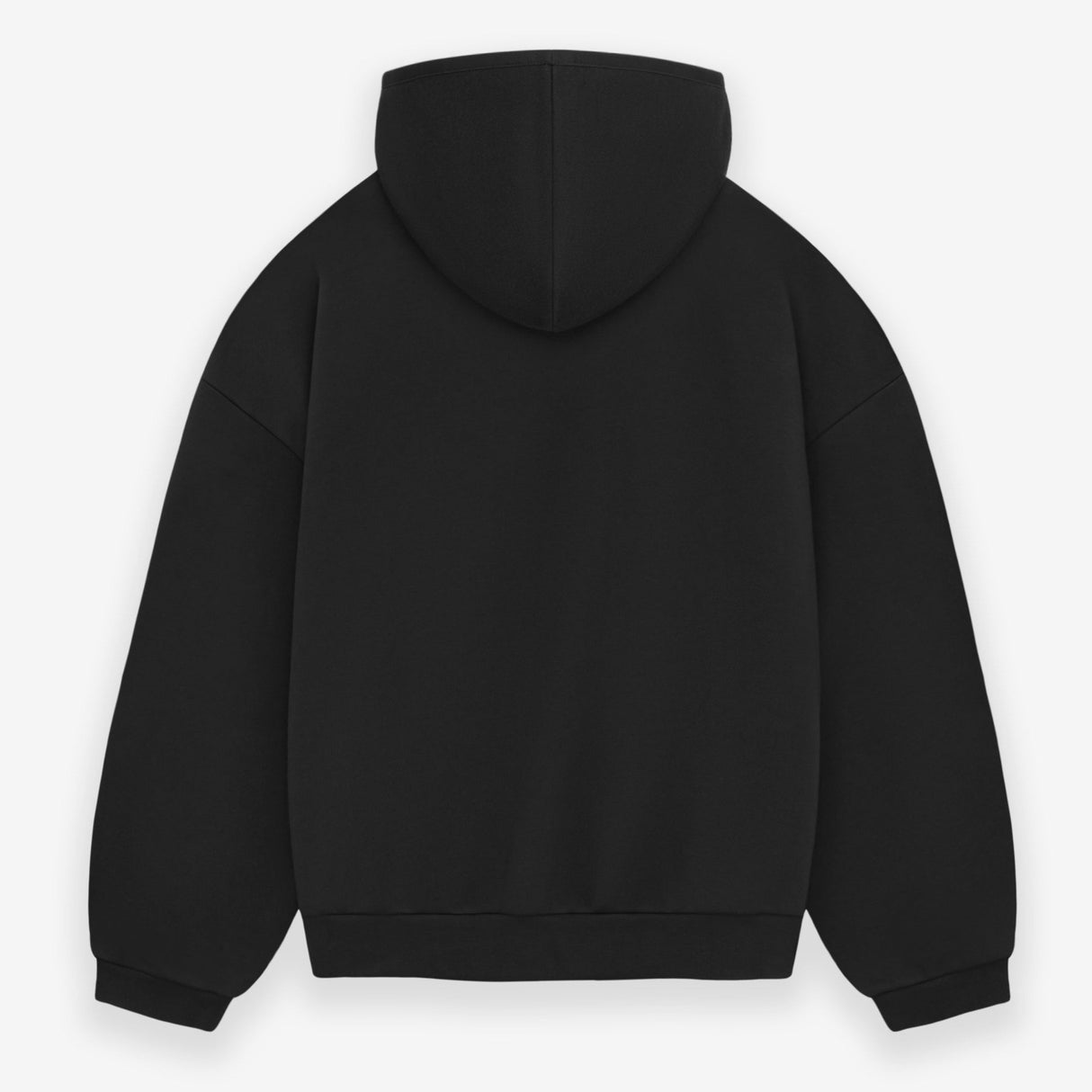 Fear of God Essentials Applique Box Logo Hoodie Black FEAR OF GOD FEAR OF GOD - originalfook singapore