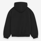 Fear of God Essentials Applique Box Logo Hoodie Black FEAR OF GOD FEAR OF GOD - originalfook singapore