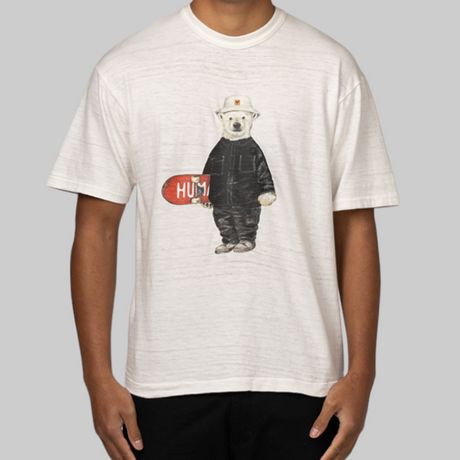 Human Made Polar Bear Skater Tee White HUMAN MADE HUMAN MADE - originalfook singapore