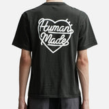 Human Made Heart Badge Tee Black HUMAN MADE HUMAN MADE - originalfook singapore