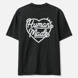 Human Made Heart Badge Tee Black HUMAN MADE HUMAN MADE - originalfook singapore