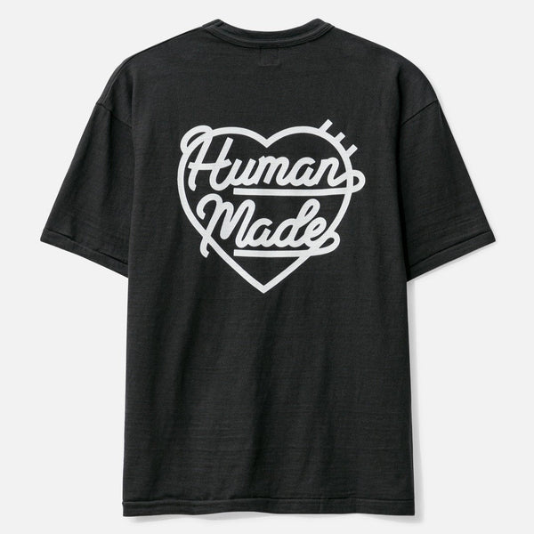 Human Made Heart Badge Tee Black HUMAN MADE HUMAN MADE - originalfook singapore