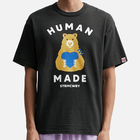 Human Made Bear Heart Tee Black