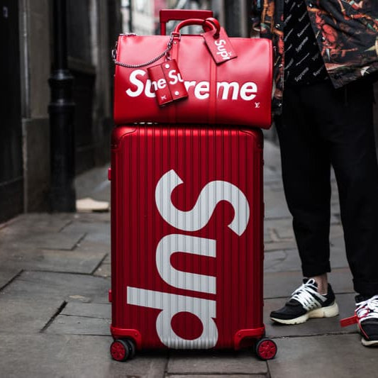 Supreme X RIMOWA Luggage 85L Red