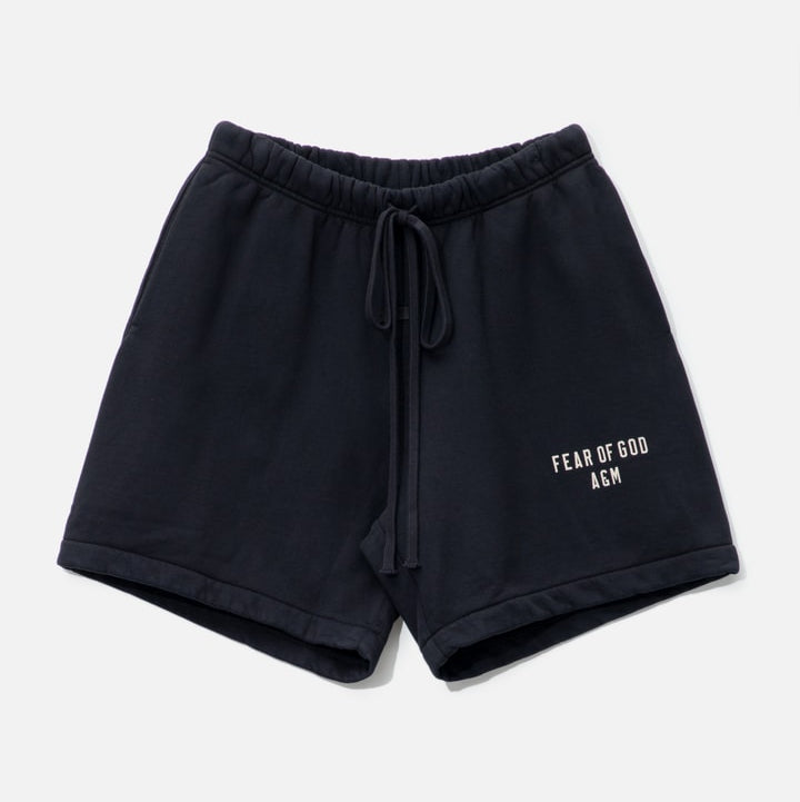 FEAR OF GOD Essentials Heavyweight Sweat Shorts Black FEAR OF GOD ESSENTIALS FEAR OF GOD ESSENTIALS - originalfook singapore