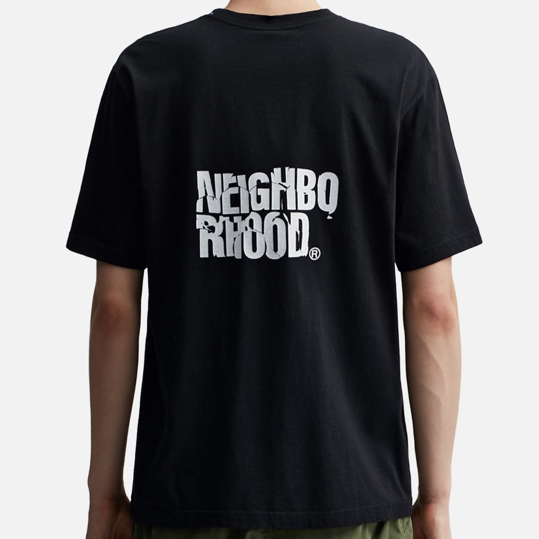 Neighborhood NH-28 Tee Black NEIGHBORHOOD NEIGHBORHOOD - originalfook singapore