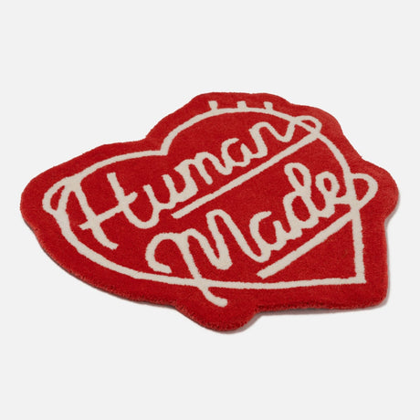 Human Made Heart Logo Medium Rug Red