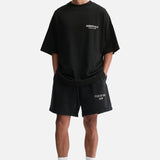 FEAR OF GOD Essentials Heavyweight Sweat Shorts Black FEAR OF GOD ESSENTIALS FEAR OF GOD ESSENTIALS - originalfook singapore
