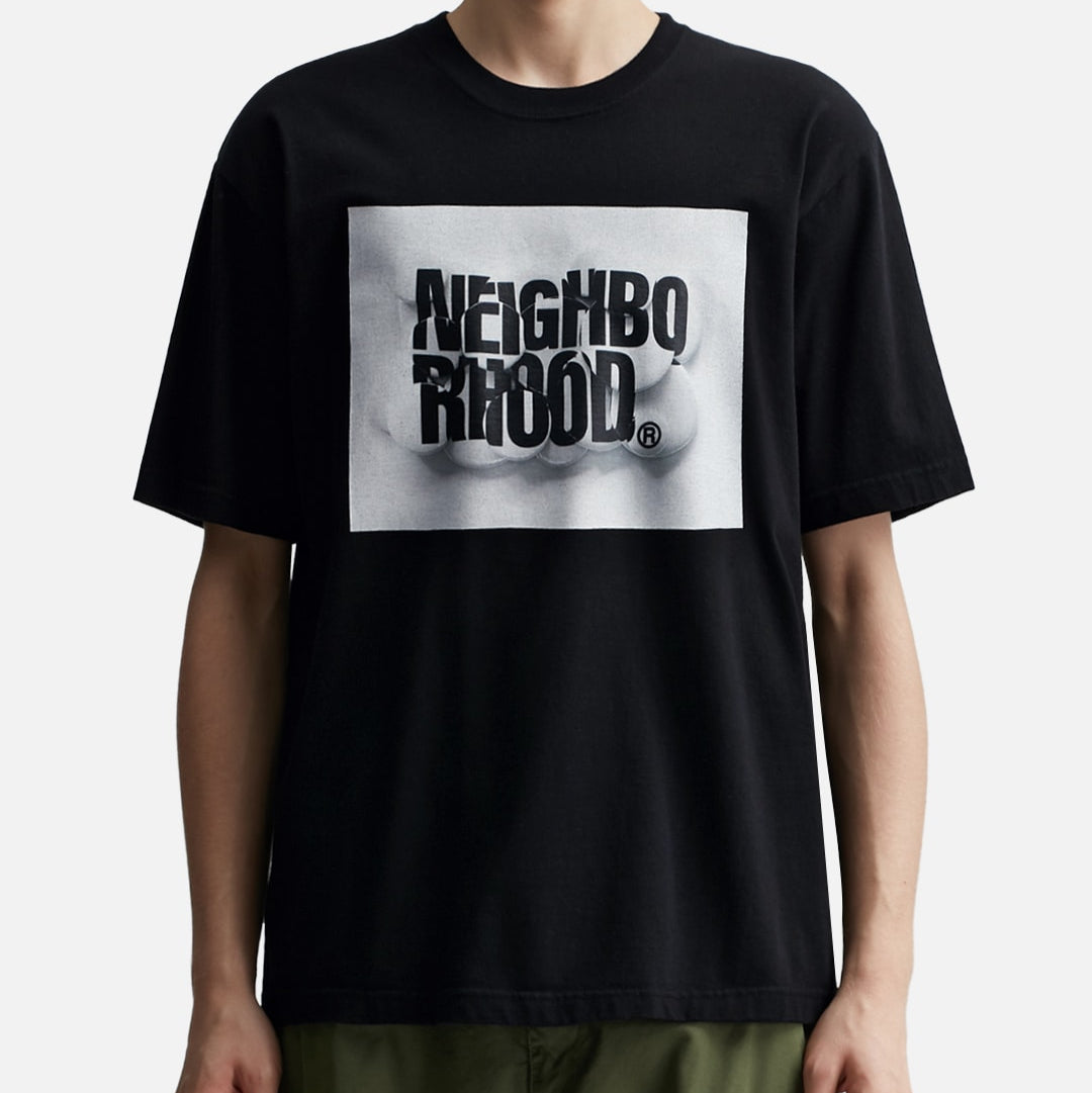 Neighborhood NH-28 Tee Black NEIGHBORHOOD NEIGHBORHOOD - originalfook singapore