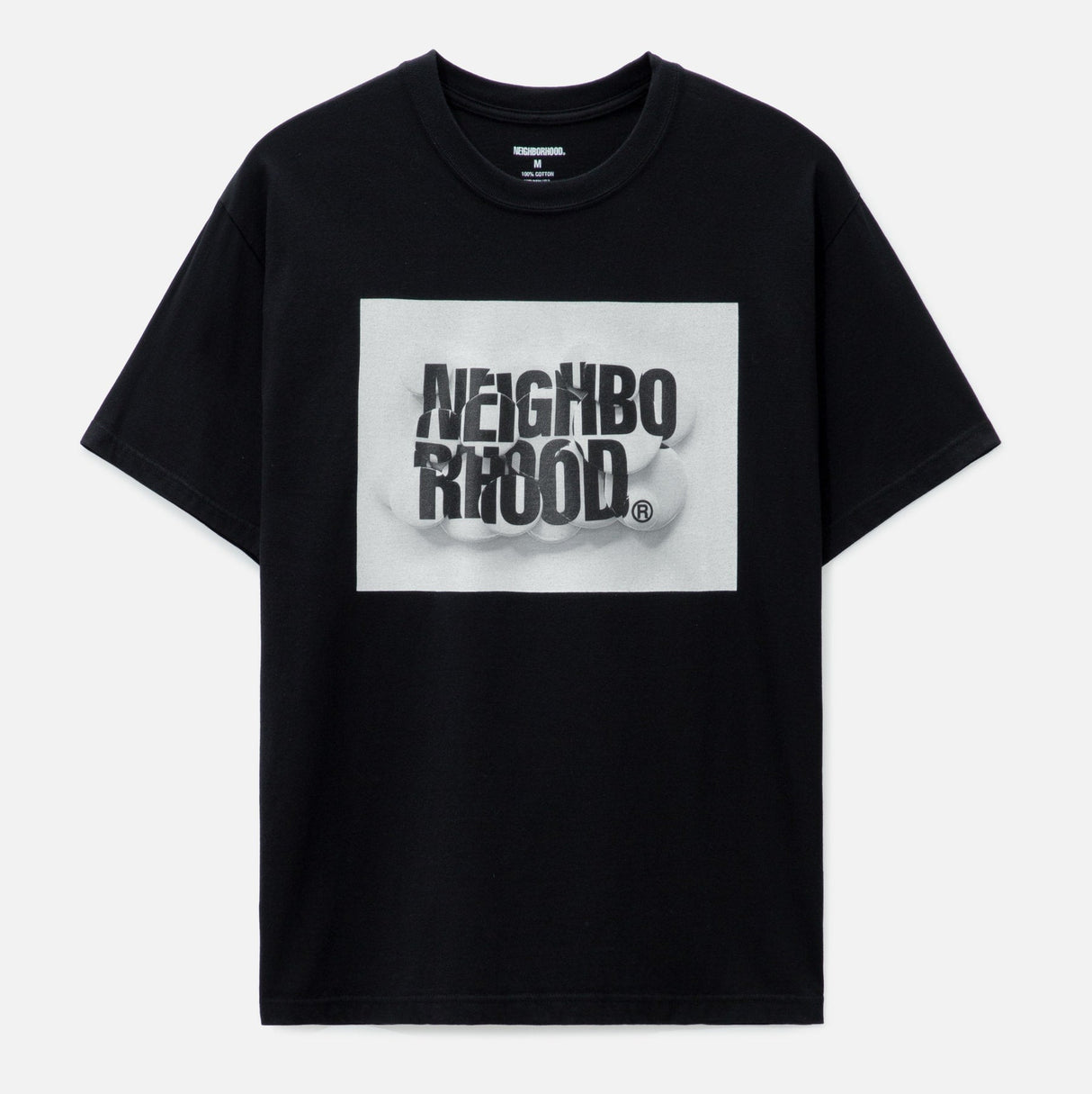 Neighborhood NH-28 Tee Black NEIGHBORHOOD NEIGHBORHOOD - originalfook singapore