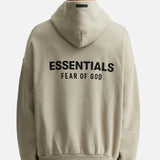 FEAR OF GOD Essentials Signature Logo Hoodie Desert Sand FEAR OF GOD ESSENTIALS FEAR OF GOD ESSENTIALS - originalfook singapore