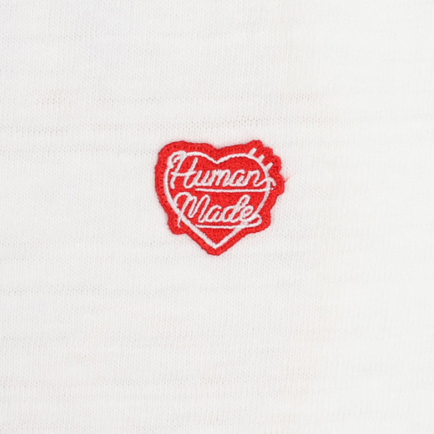 Human Made Red Heart Badge Tee White HUMAN MADE HUMAN MADE - originalfook singapore