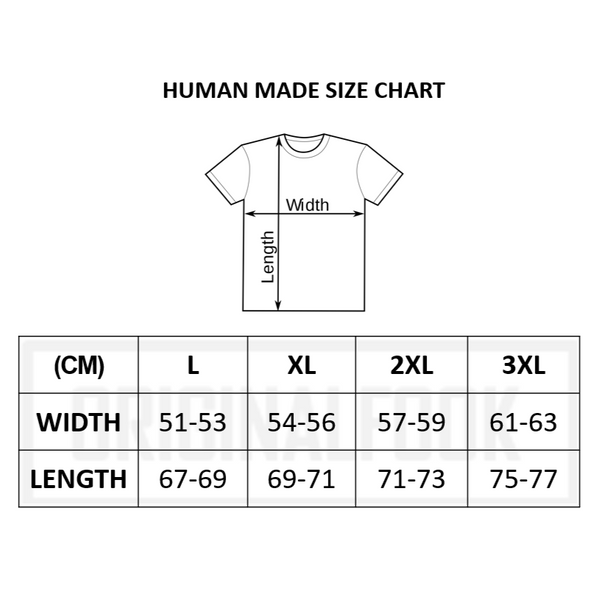 KAWS x Human Made #6 Tee Black