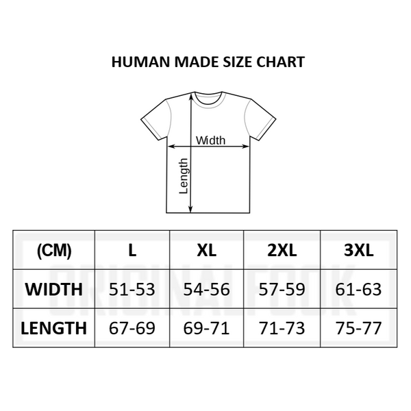 Human Made Heart Badge Tee Black HUMAN MADE HUMAN MADE - originalfook singapore