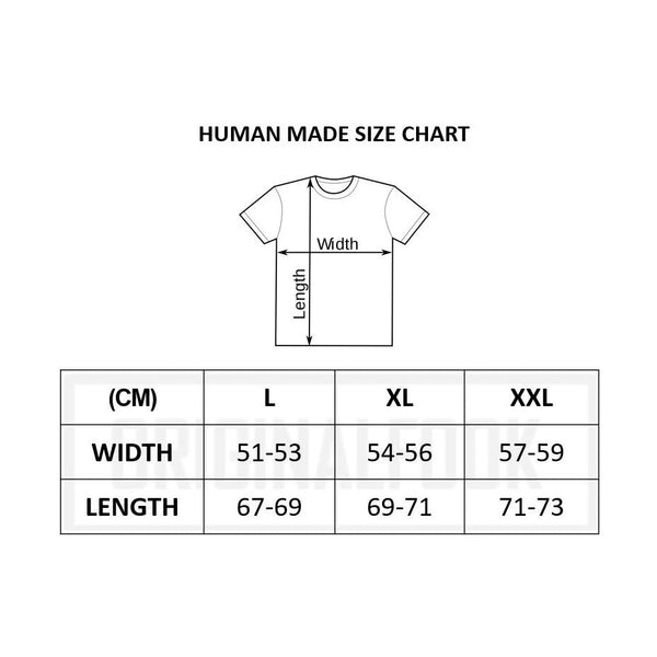 HUMAN MADE Heart Logo Tee White HUMAN MADE HUMAN MADE - originalfook singapore