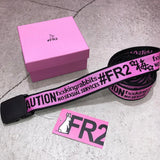 FR2 JAPAN Logo Icon Embroidery Long Belt Pink (Japan Exclusive) #FR2 #FR2 - originalfook singapore