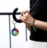 Takashi Murakami Kaikai Kiki Flower Rubber Keyring (5cm) TAKASHI MURAKAMI TAKASHI MURAKAMI - originalfook singapore