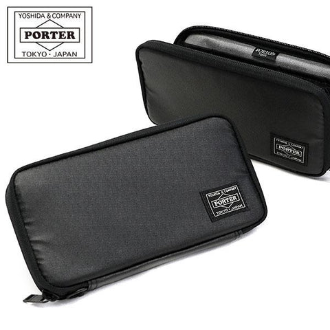 PORTER YOSHIDA JAPAN Tactical Zip Wallet Black [654-07080]
