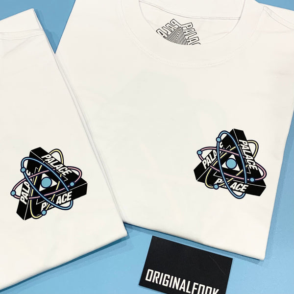 PALACE Tri-Atom Tee White palace palace - originalfook singapore