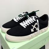Off-White Low Vulcanized Canvas Sneakers Black OFF-WHITE OFF-WHITE - originalfook singapore