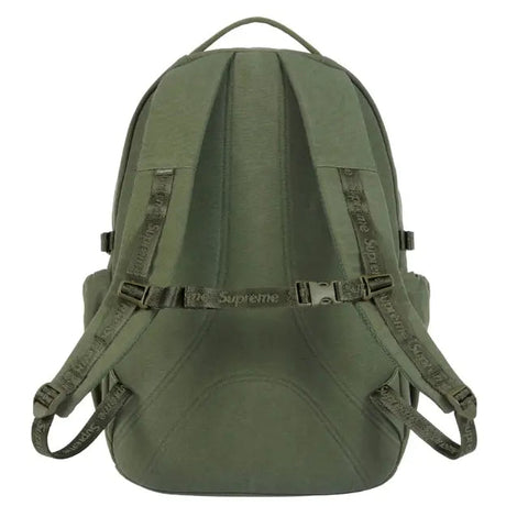 Supreme Logo Olive Backpack