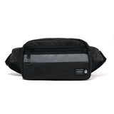 Bathing Ape X Porter Yoshida Japan Solid Camo Reflective Waist Bag Black BATHING APE BATHING APE - originalfook singapore