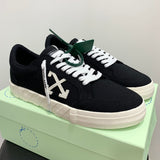 Off-White Low Vulcanized Canvas Sneakers Black OFF-WHITE OFF-WHITE - originalfook singapore