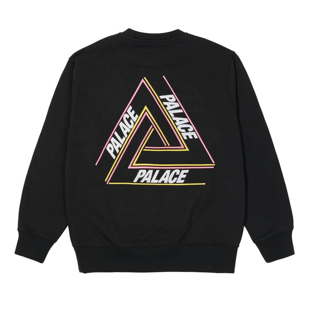 Palace Basically A Tri-Ferg Crew Sweat Shirt Black