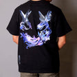 Rickyisclown [RIC] Mystical Butterfly Smiley Tee Black [R11220514e-B6] RICKYISCLOWN RICKYISCLOWN - originalfook singapore